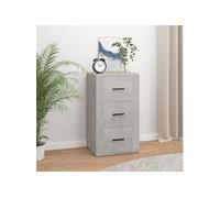 Buffet Chêne Marron 40x33x70 cm Bois d'Ingénierie Armoire Rangement vidaXL