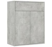 vidaXL Buffet Gris béton – Aggloméré 60 x 30 x 75 cm