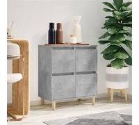 Buffet Gris béton 60x35x70 cm Bois d ingénierie Gris G