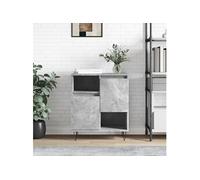 Buffet Gris béton 60x35x70 cm Bois d'ingénierie831192