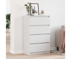 Buffet Gris Béton 60x35x98,5 cm Bois d'Ingénierie Commode Dressoir vidaXL