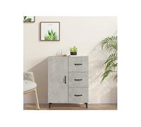 Buffet Sonoma Gris 69,5x34x90 cm Bois d'Ingénierie Armoire Rangement vidaXL