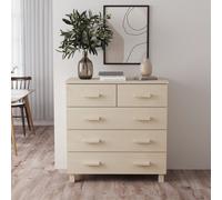 Buffet Gris Clair 79x40x80 cm Bois Massif de Pin Armoire de Rangement vidaXL