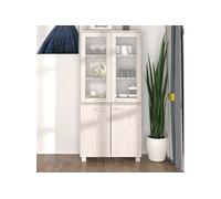 Buffet HAMAR Bois massif de pin Blanc