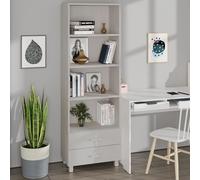 Buffet HAMAR Haut 60x35x180 cm Bois Massif de Pin Armoire Meuble Multicolore vid