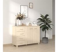 Buffet HAMAR Marron miel 113x40x80 cm Bois massif de pin Marron miel G
