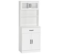 HOMCOM - Buffet - MDF - 60x38x161cm - Blanc