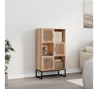 Vidaxl Buffet Haut 70x35x125 Cm Bois D'ingénierie Marron