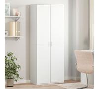 vidaXL Buffet haut Bois d'ingénierie 70x35x180 cm blanc