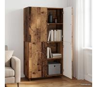 vidaXL Buffet Haut Chêne Artisanal 79 x 41 x 151 cm Bois d'ingénierie