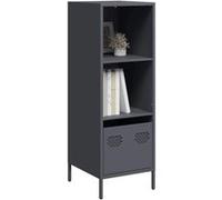Buffet haut anthracite 35x39x103,5 cm acier