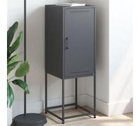 Vidaxl Buffet Haut Anthracite 36x39x107 Cm Acier Gris