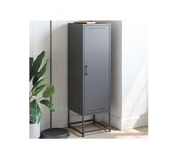 vidaXL Buffet haut 846526 Acier 36x39x123 cm Anthracite
