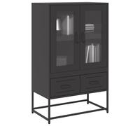 Buffet haut anthracite 68x39x111,5 cm acier armoire vidaXL