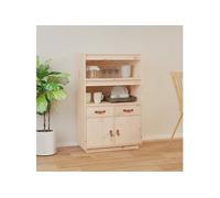 Vidaxl Buffet Haut 67x40x108,5 Cm Bois Massif De Pin Multicolore