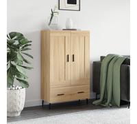 Buffet Haut Armoire de Rangement Meuble de Salon Bois d'Ingénierie vidaXL