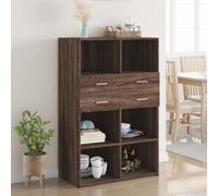 Buffet Haut Armoire de Rangement Organisateur Intérieur Bois d'Ingénierie vidaXL