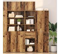 Armoire haute avec tiroir - vidaXL - Chêne artisanal - 45x42,5x185 cm - Bois d'ingénierie