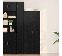 Vidaxl Highboard Chêne Noir 70x42.5x185 Cm Bois D'ingénierie
