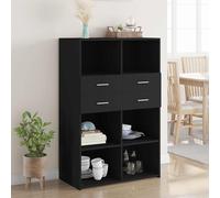 Buffet Haut Armoire de Rangement Organisateur Intérieur Bois d'Ingénierie vidaXL