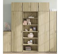 Buffet Haut Armoire de Rangement Organisateur Intérieur Bois d'Ingénierie vidaXL