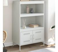 Buffet Haut Armoire de Rangement Organisateur Salon Intérieur Acier vidaXL