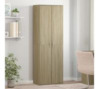 Buffet Haut Armoire de Rangement Salle de Séjour Bois d'Ingénierie vidaXL