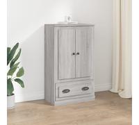 Buffet Haut Armoire Latérale Rangement Chêne Sonoma Bois d'Ingénierie vidaXL