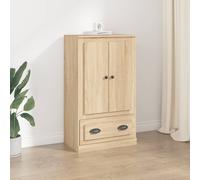 Buffet Haut Armoire Latérale Rangement Chêne Sonoma Bois d'Ingénierie vidaXL