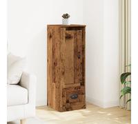 Buffet Highboard - vidaXL - Chêne Noir - Moderne - Grand Rangement - Bois d'Ingénierie