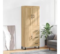 Buffet Haut Armoire Rangement Salle de Séjour Maison Bois d'Ingénierie vidaXL