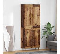 Haut Armoire Chêne noir 69,5 x 34 x 180 cm Bois d'ingénierie