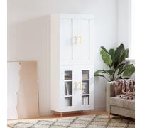 Buffet Haut Armoire Rangement Salle de Séjour Maison Bois d'Ingénierie vidaXL