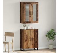 Buffet Haut Armoire Rangement Salle de Séjour Maison Bois d'Ingénierie vidaXL