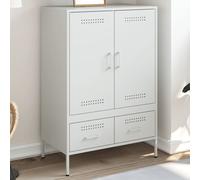 Buffet Haut Armoire Rangement Salle de Séjour Salon Chambre Rose Acier vidaXL