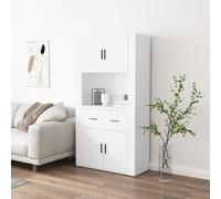 Buffet Haut Armoire Rangement Salon Chêne Sonoma Bois d'Ingénierie vidaXL