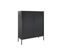 Buffet haut avec 2 portes - Noir - LIOUBA de