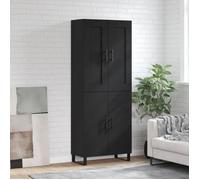 Buffet haut,Bahut de Salon,commode de séjour, Noir 69,5x34x180 cm ,bois d'ingénierie BONNIE B45886637