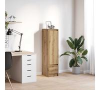 Buffet haut blanc 29,5x34x119,5 cm bois d'ingénierie armoire vidaXL