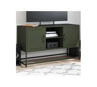 Buffet haut blanc 36x39x107 cm acier, buffet, placard, armoire latérale, armoire, armoire de rangement, armoire 846535