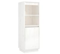 vidaXL Buffet Blanc 37x34x110 cm Bois massif de pin