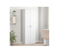 Vidaxl Buffet Haut Blanc 60x35x180 Cm Bois D?Ingénierie Blanc