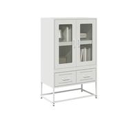 Buffet haut anthracite 68x39x111,5 cm acier armoire vidaXL