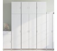 vidaXL Buffet haut 80x42,5x249 cm bois d'ingénierie Multicolore