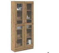 vidaXL Buffet haut chêne artisanal 82,5x30,5x185 cm bois d'ingénierie 3318721