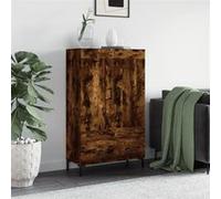 Vidaxl Buffet Haut Chêne Fumé 69,5x31x115 Cm Bois D'ingénierie Multicolore