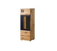 Buffet haut chêne sauvage 50x43,5x143 naturel huilé-verni KITZBÜHEL N°105