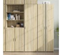 vidaXL Buffet haut armoire de rangement organisateur intérieur en bois d'ingénierie