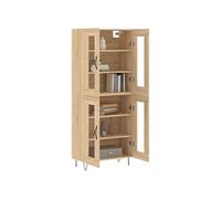 Buffet haut Chêne sonoma 69,5x34x180 cm Bois d'ingénierie