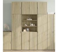 vidaXL Buffet haut chêne sonoma 80x42,5x249 cm bois d'ingénierie 3281359